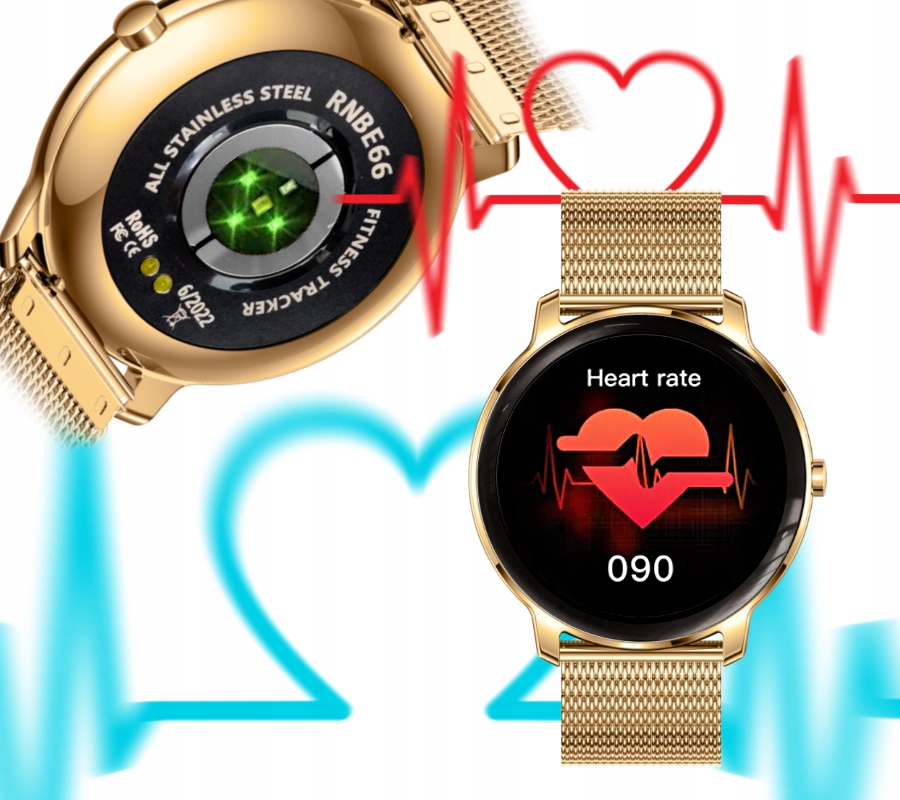 SMARTWATCH DAMSKI zegarek KROKI CIŚNIENIE MENU PL Rodzaj smartwatch