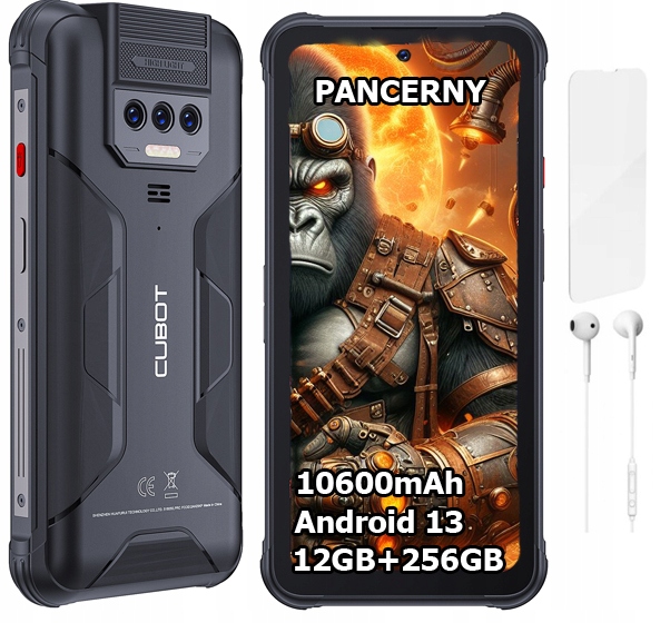 Smartfón Cubot King Kong 8 12/256 Gb Pancerny Nfc Baterka Dual Sim