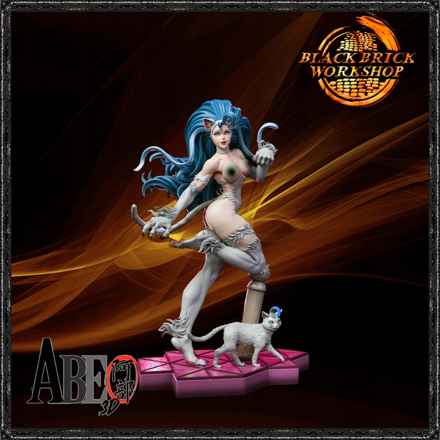 Felicia Unpainted Abe 3D 1/24 (75mm) Měřítko (nsfw) 3D Tisk