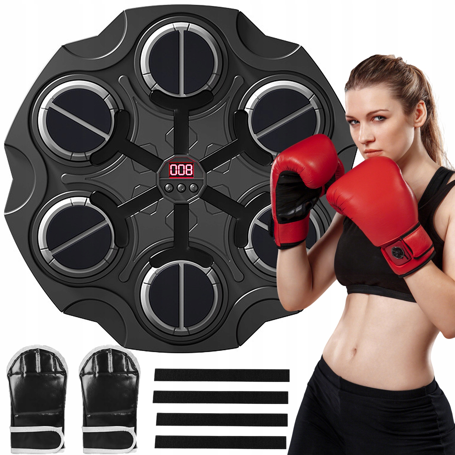 Boxovací Stroj Hudba Bluetooth Boxovací Pad S Dětskými Rukavicemi