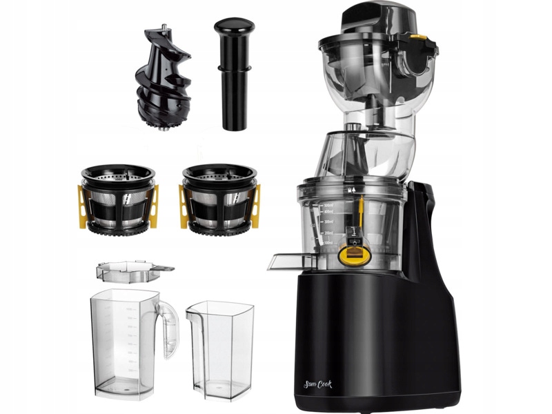 Wyciskarka wolnoobrotowa Sam Cook PSC-50/B Czarna