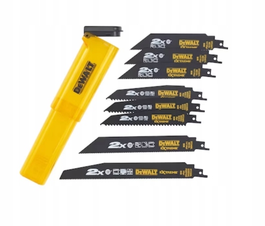 Dewalt Pilové Listy Pro Šavlové Pily MIX 8ks Extreme Kazeta