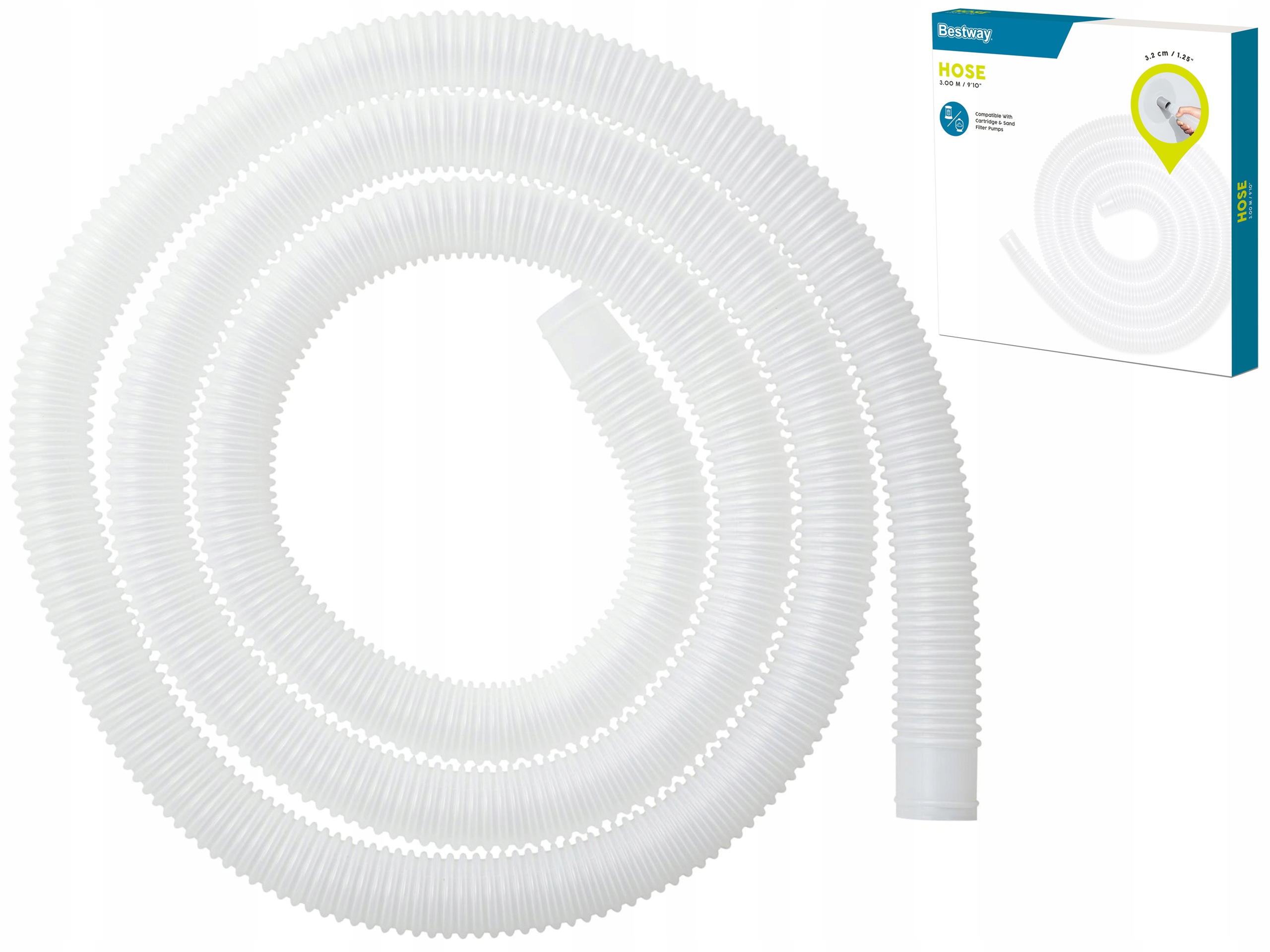 WĄŻ DO POMPY FILTRUJĄCEJ DO BASENU 32MM 3M BESTWAY 58369