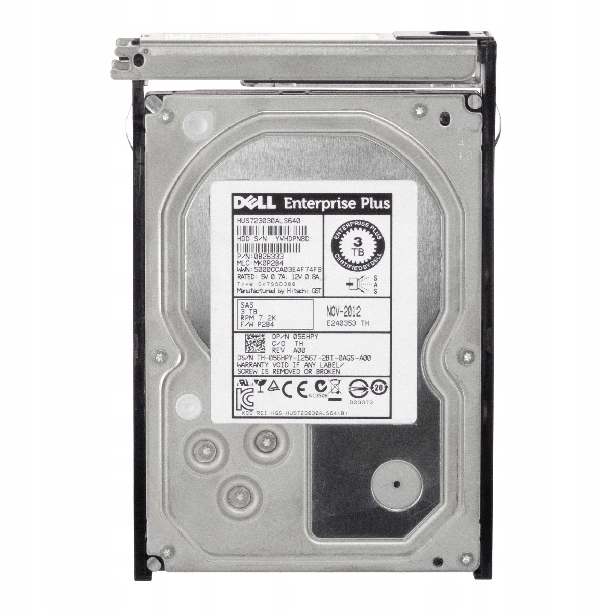 Dell 3TB 056HPY 7.2K 64MB SAS-2 3.5" HUS723030ALS640