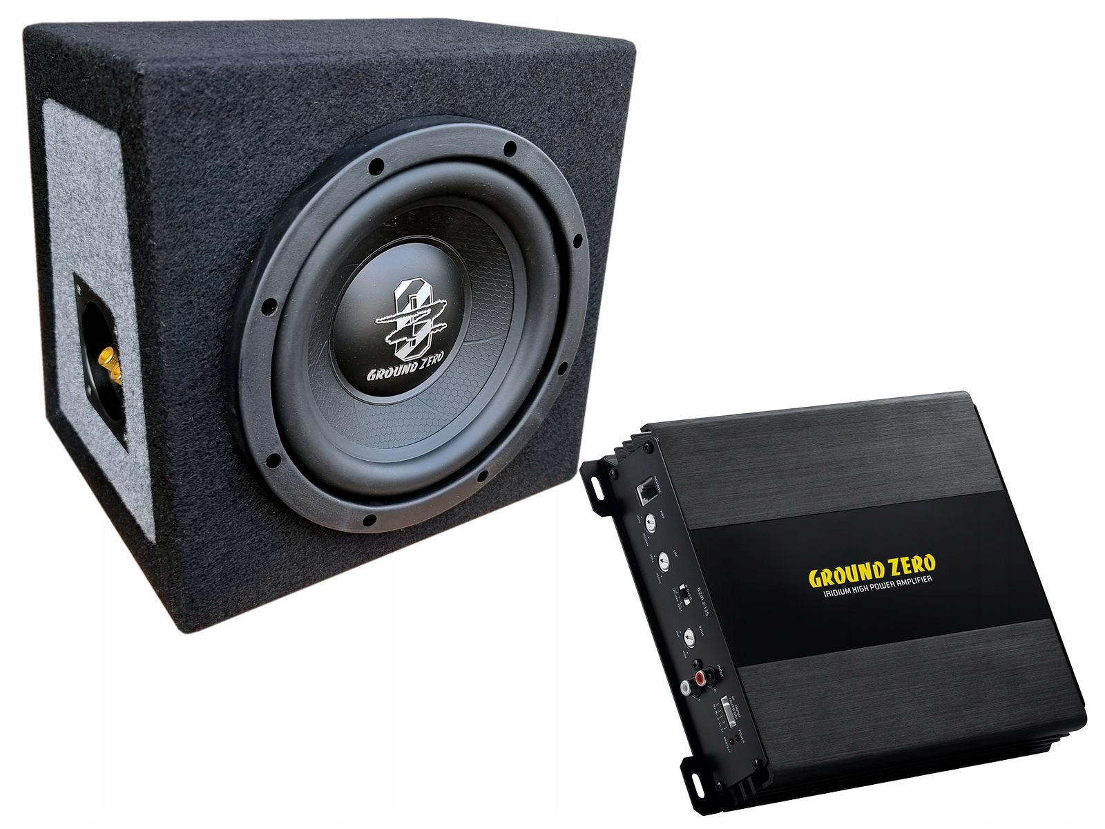 Ground Zero Gziw 250-C Bass Kit 1x4 zesilovač sada