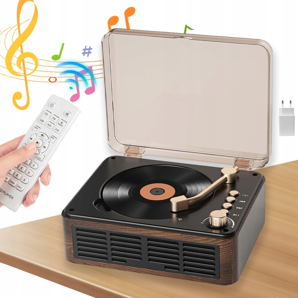 Silný Bluetooth Reproduktor Prenosný Boombox Rádio Fm Usb Sd Aux MP3 Diaľkový Ovládač