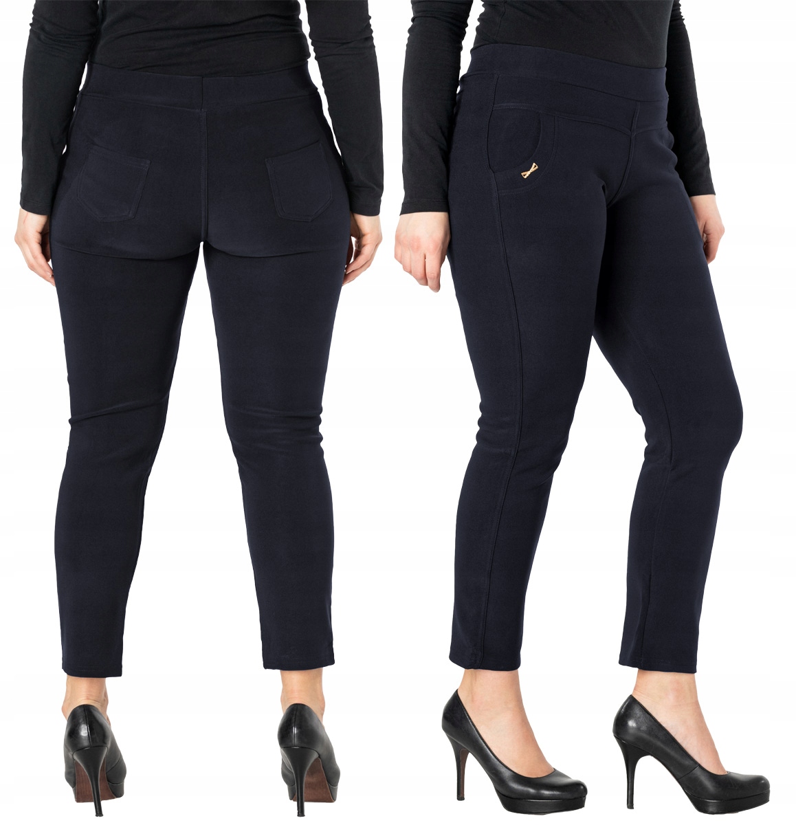 

Eleganckie Spodnie Cygaretki Damskie F881-2 XL/XXL