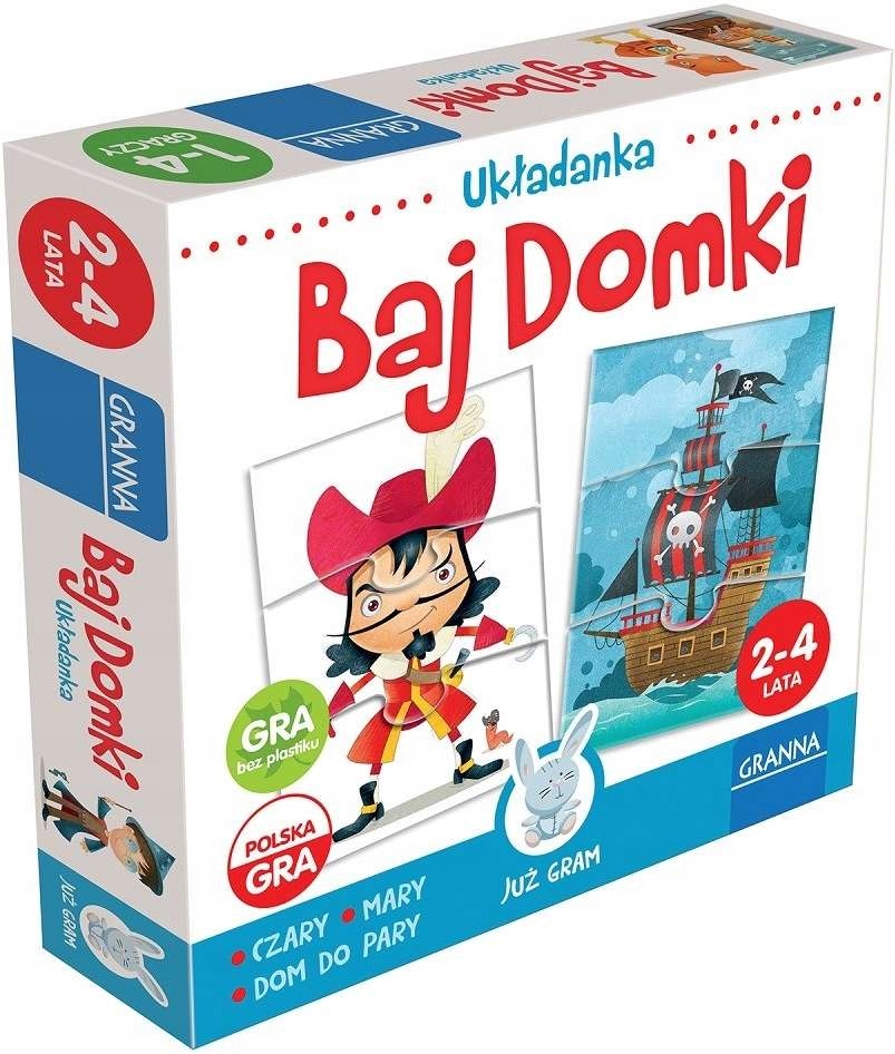 

Granna Gra Rodzina 2W1 Układanka Baj Domki