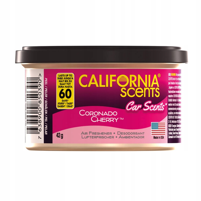 Zapach do samochodu California Scents Coronado Cherry puszka zapachowa 42g