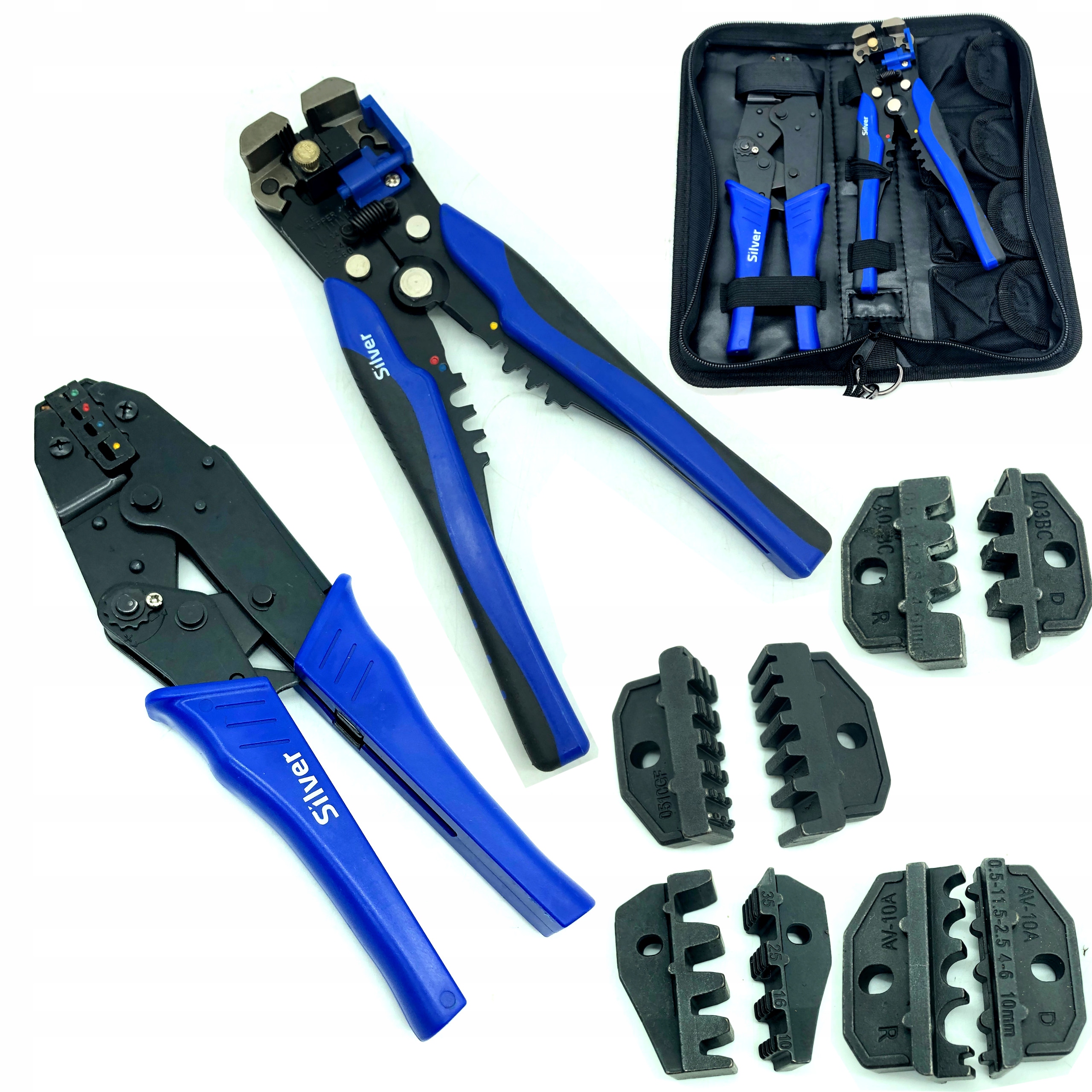 ОБЖИМНОЙ ИНСТРУМЕНТ ОБЖИМНОЙ ИНСТРУМЕНТ 4 ШТАМПЫ СЪЕМНИК