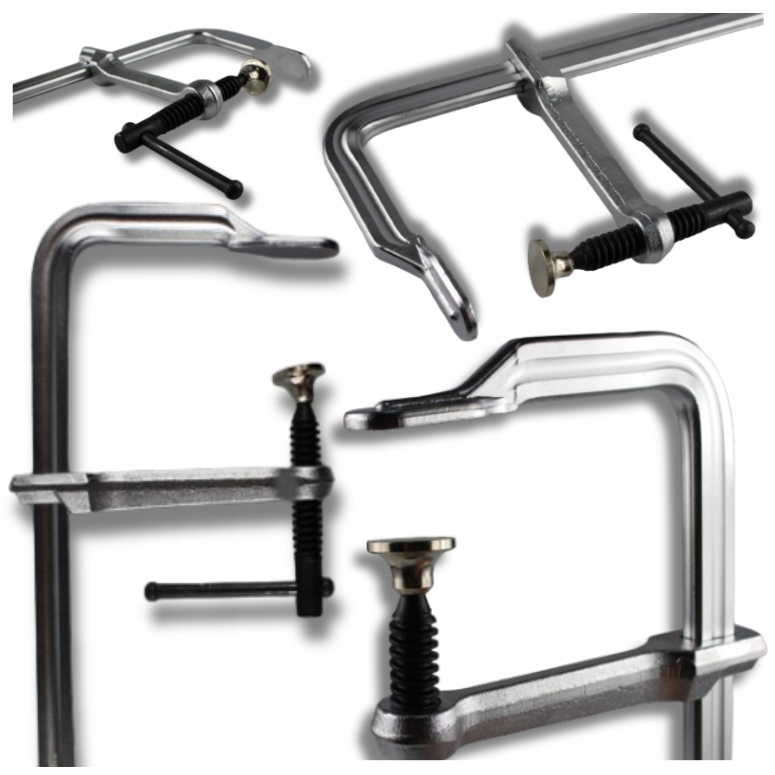 Truhlářská Svorka Šroubová Svorka 800x120mm Svorka Typu F Kovaná Maticově