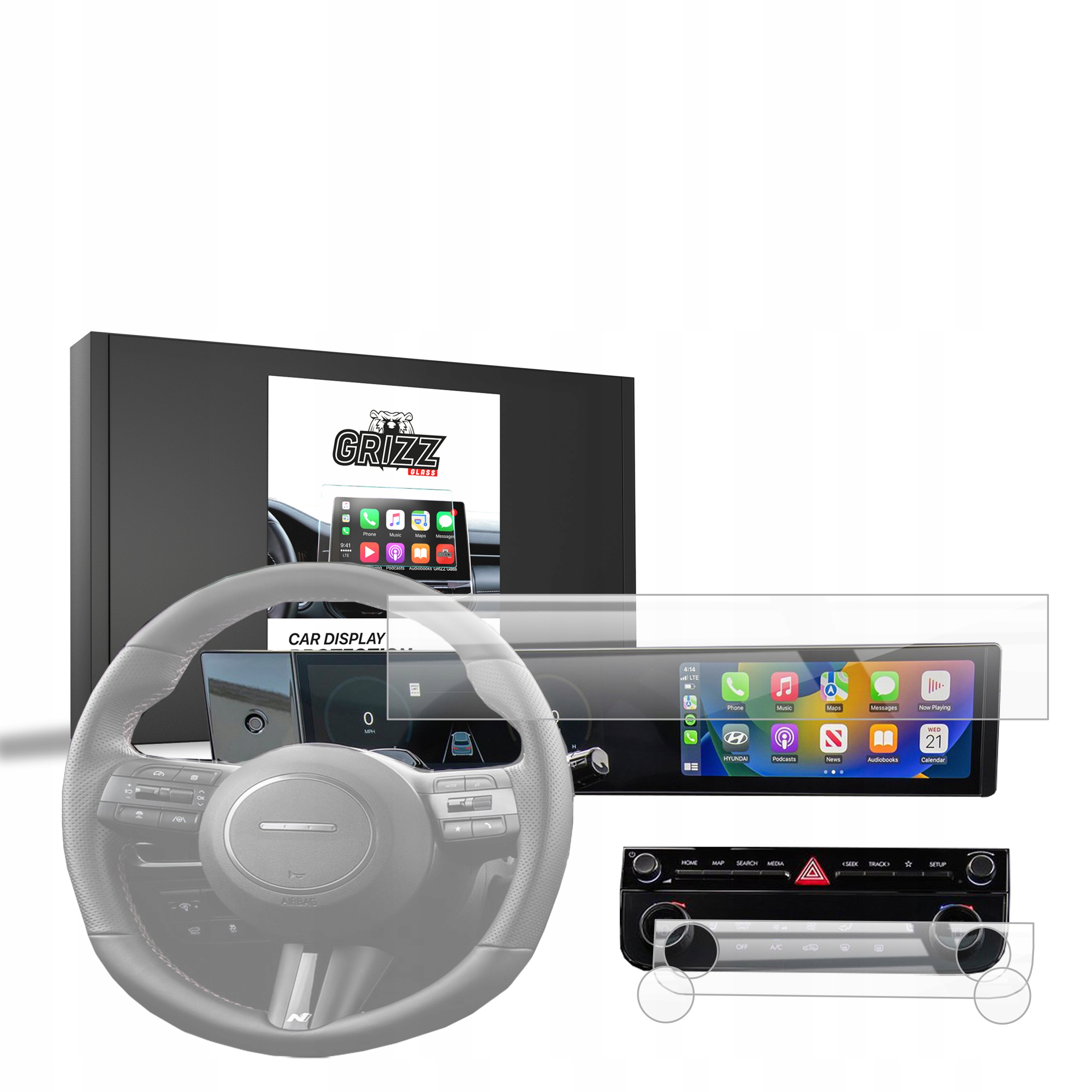 3v1 Fólie pro Hyundai Tucson 12,3" (2024-2025)