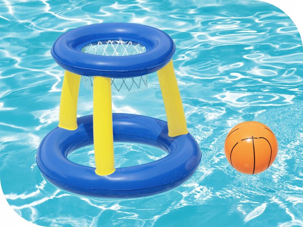 Pływająca Koszykówka Basenowa Dmuchana + Piłka Bestway 52418 MODEL 2024 Długość (cm) 91