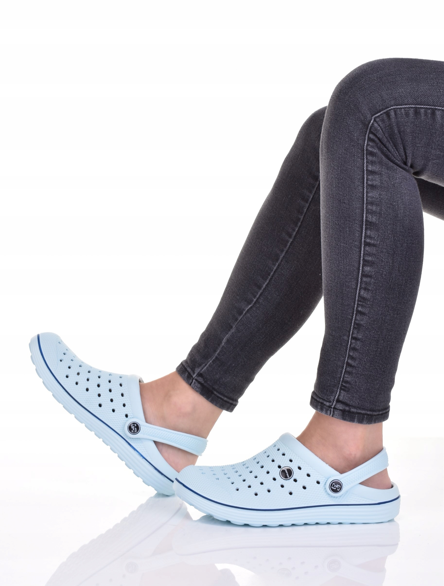 KLAPKI DAMSKIE PIANKI ROBOCZE DO DOMU ORRODU NA PLAŻĘ LEKKIE CHODAKI Oryginalne opakowanie producenta pudełko