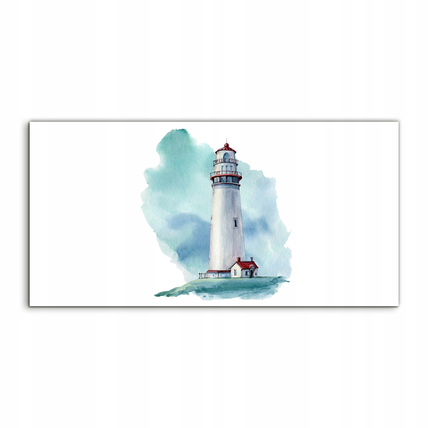 Obraz 120x60 ako darček Akvarely Maják
