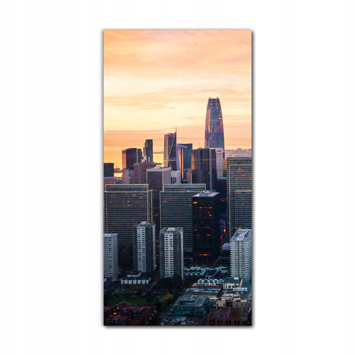 

Foto szklane ścienne 70x140 cm San Francisco niebo