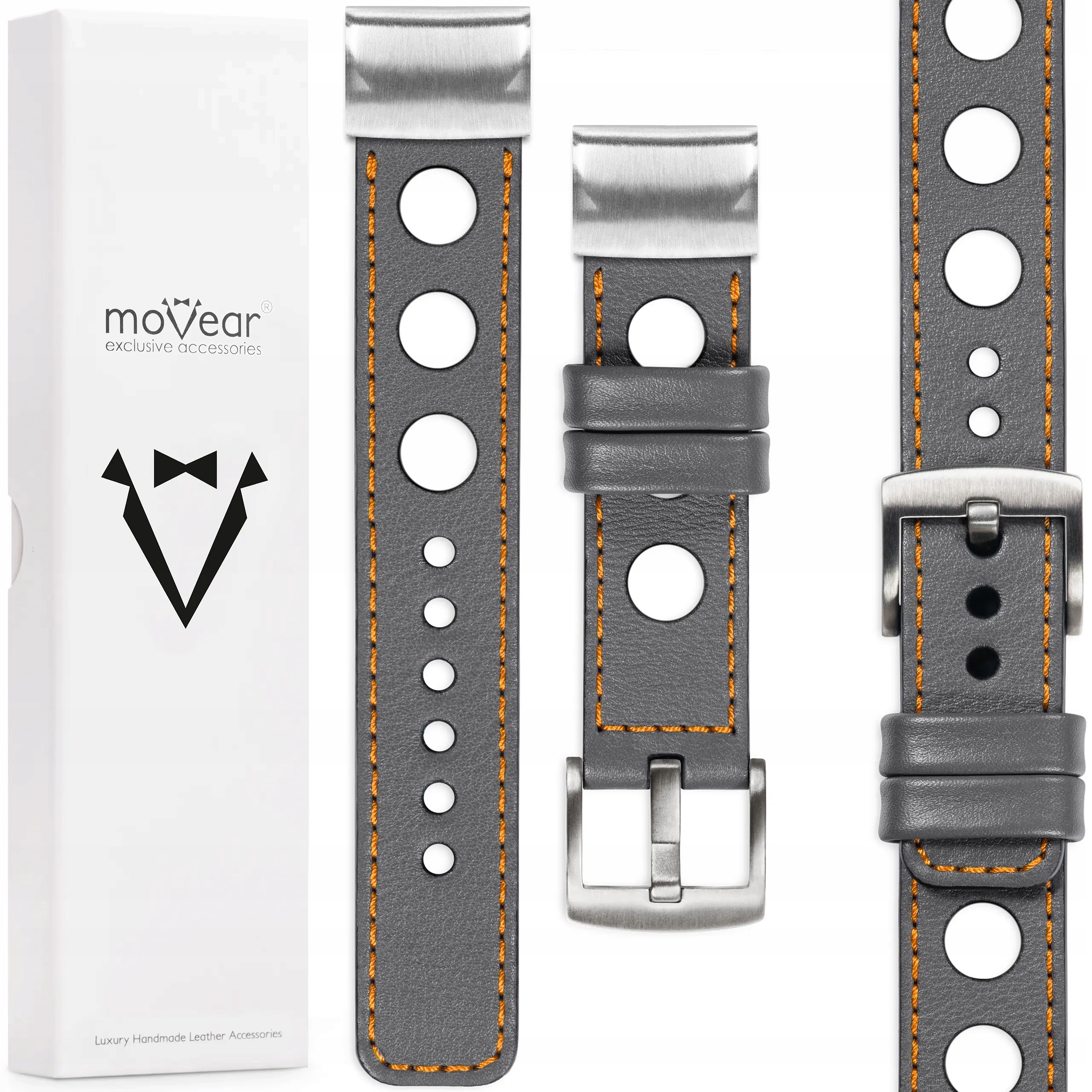 Pásek pro Garmin Fenix 8X 7X 6X 5X QuickFit 26 mm, exkluzivní italská kůže