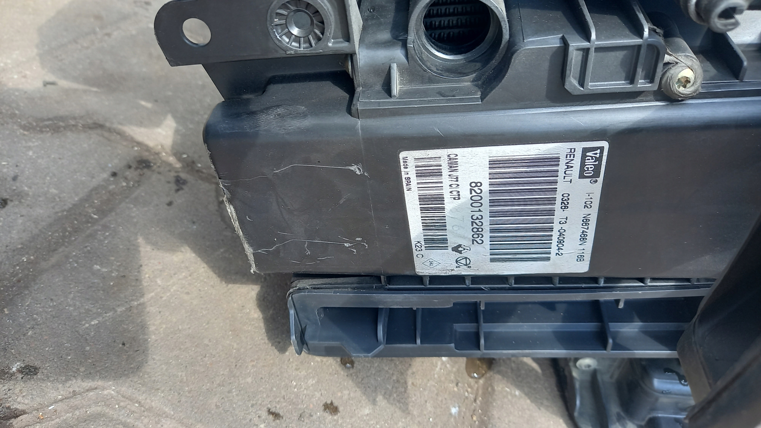 радиатор отопителя renault MODUS 1.5 04R