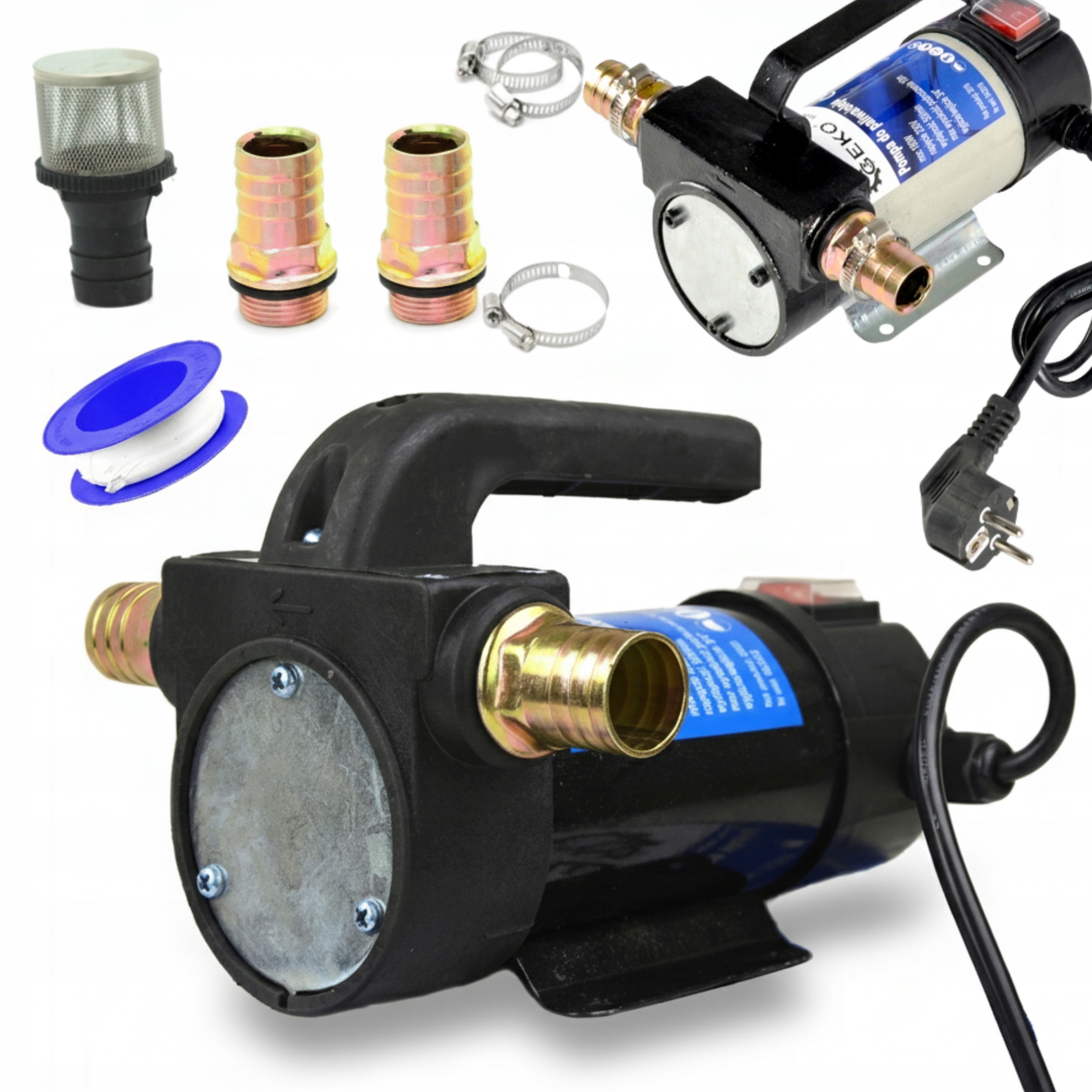 Pumpa Elektrická Pumpa Na Vypouštění Paliva Olejová Ropa 230V