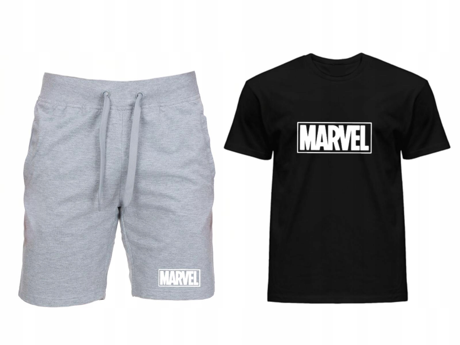 Komplet Tričko Kraťasy Marvel Pánské XXL