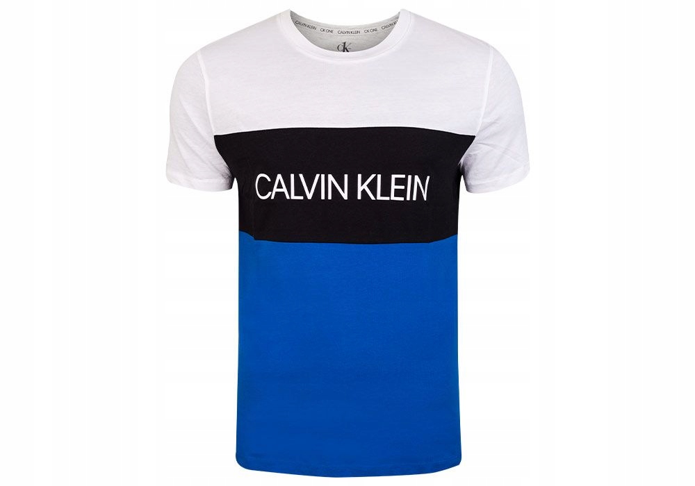 

Calvin Klein Koszulka T-shirt Męski Blue Roz: L