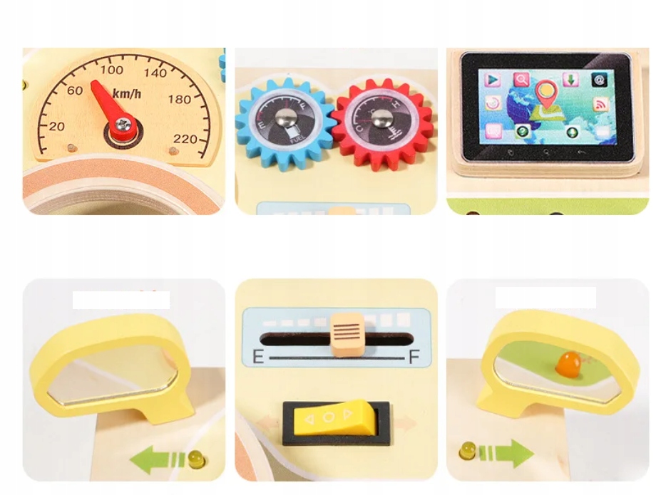 TABLICA MANIPULACYJNA DREWNIANA PANEL SENSORYCZNY KONTROLER LED PRZEŁĄCZNIK EAN (GTIN) 5905930941216