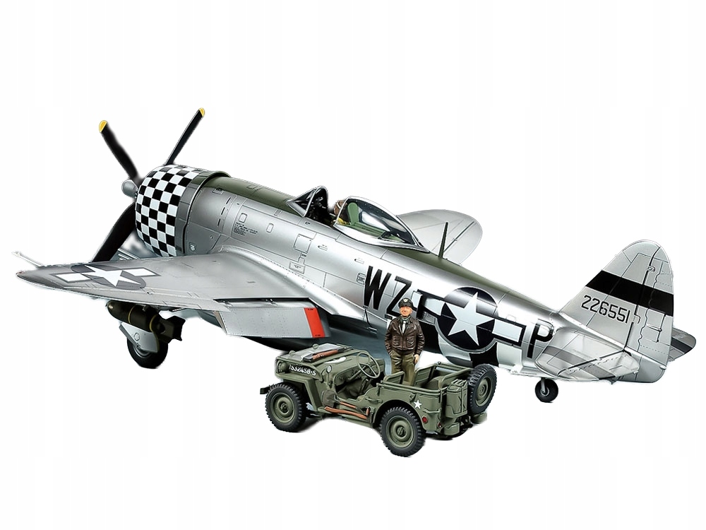 1/48 Letadlo P-47D & 4x4 LV Tamiya 25214
