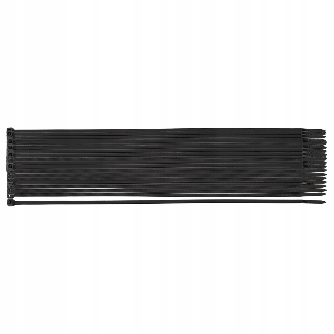 Neo Opaski zaciskowe trytetki Extreme 3.6 × 200 mm, czarne, 100 szt. 01-628
