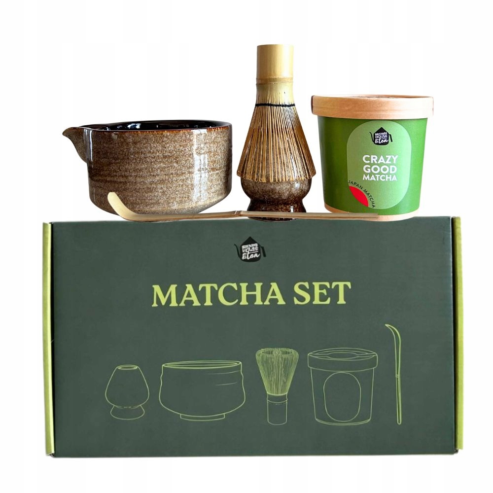 Matcha set startowy zestaw akcesoriów do matchy z Crazy Good Matcha japan