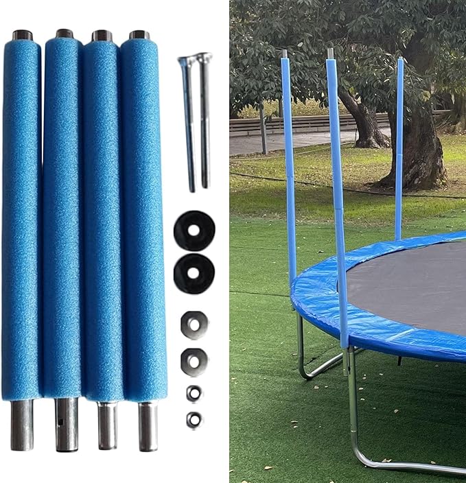 4 Szt Słupki RURKI DRAZKI trampoliny Wymień osłonę słupa trampoliny 196CM