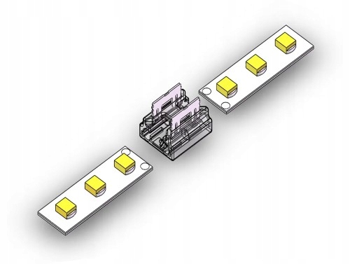 ZŁĄCZKA ŁĄCZNIK TAŚM LED COB UNIWERSALNY 4w1 10mm EAN (GTIN) 6047745156