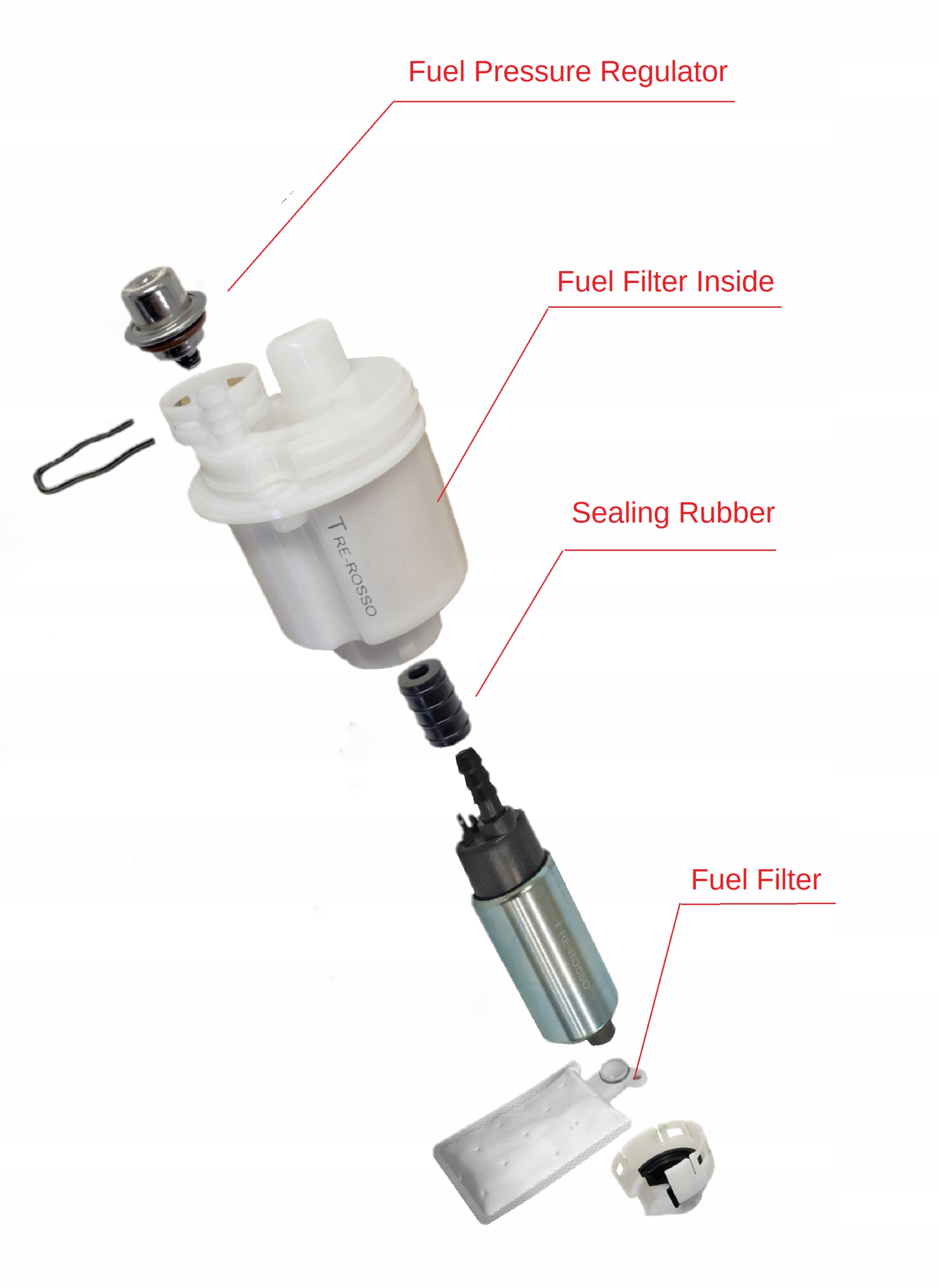 Cf-moto 400 450 500 520 Palivové Čerpadlo 901F-150900 filtr regulátor