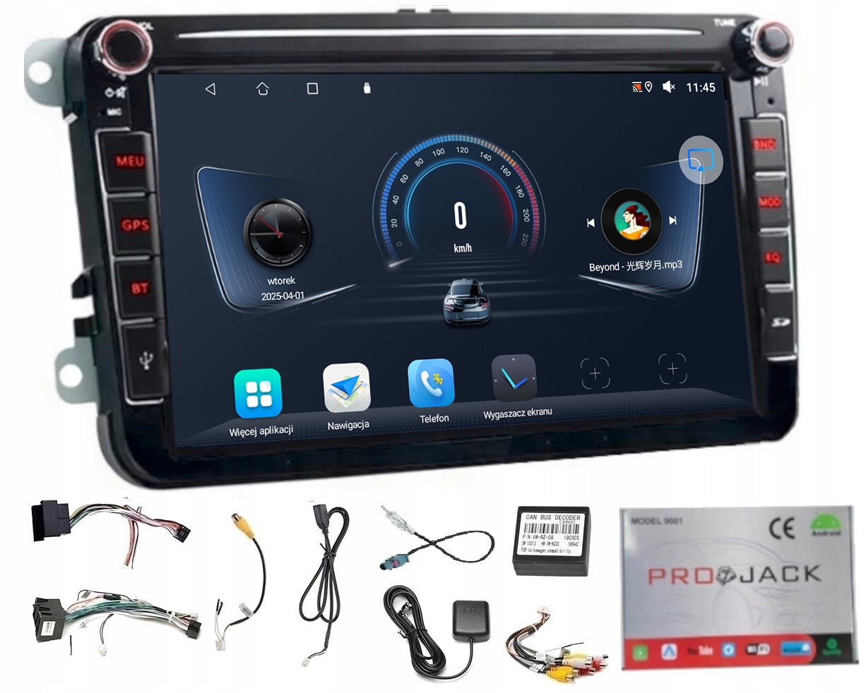 Rádio Navigácia Gps Android Škoda Superb 2008-2013 Wifi Carplay 64GB