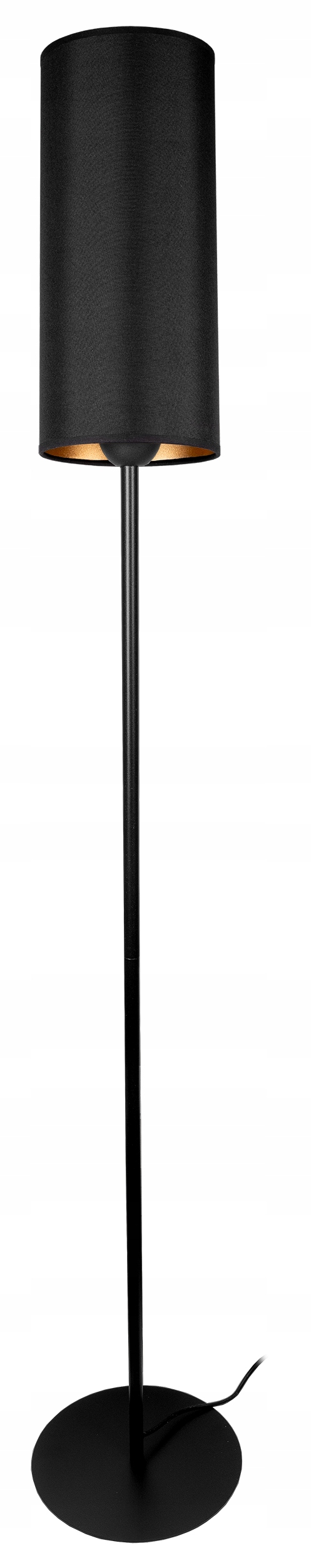 Moderní podlahová lampa E27 60 W černá, žlutá