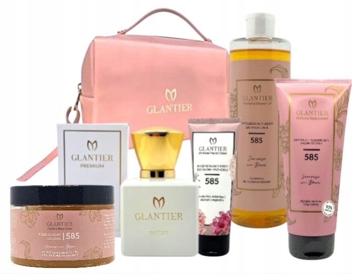 Glantier Sada s kosmetikou 585: Parfém Balzámový peelingový krém
