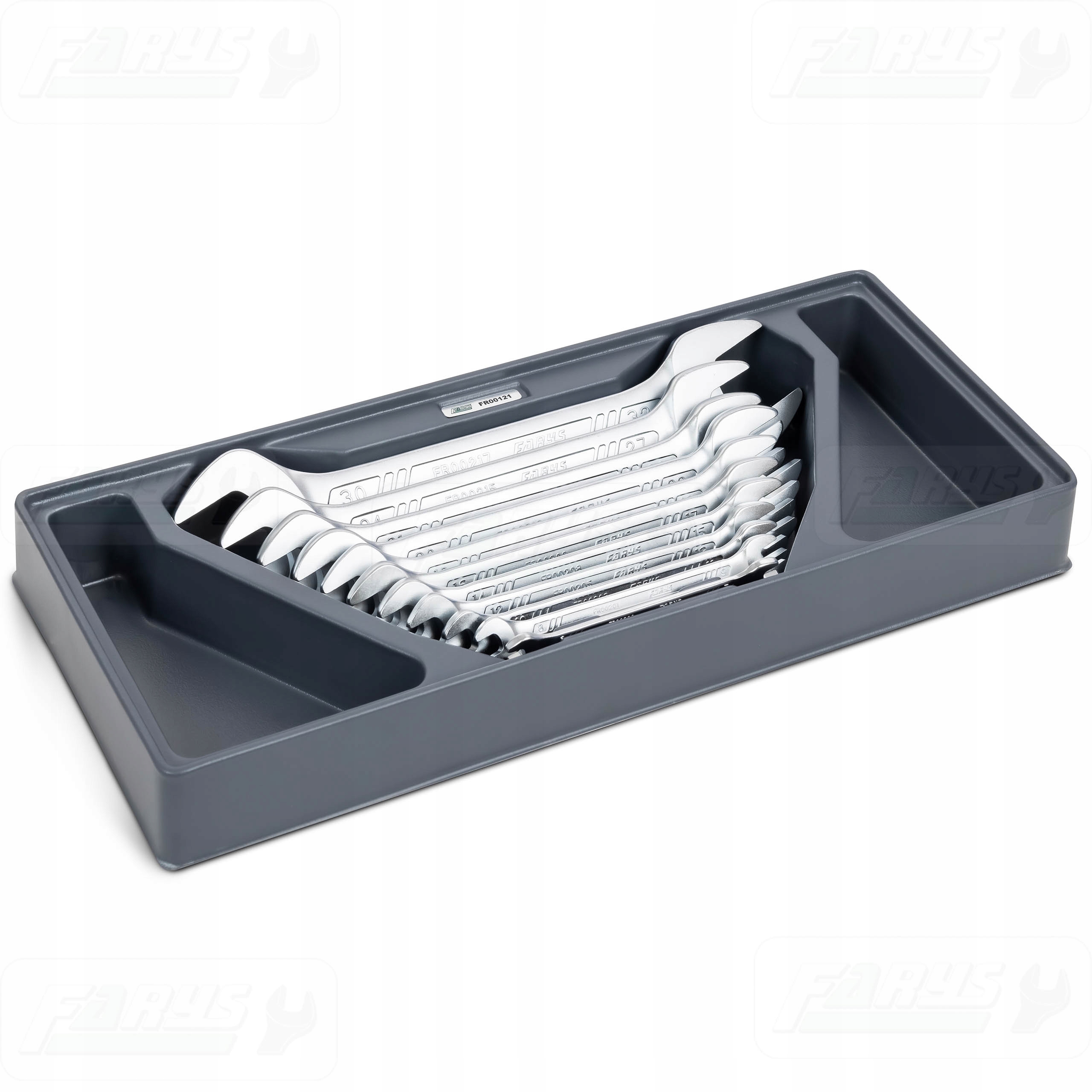 Sada plochých klíčů 11 Ks. Prémiová vložka do skříňky na nářadí