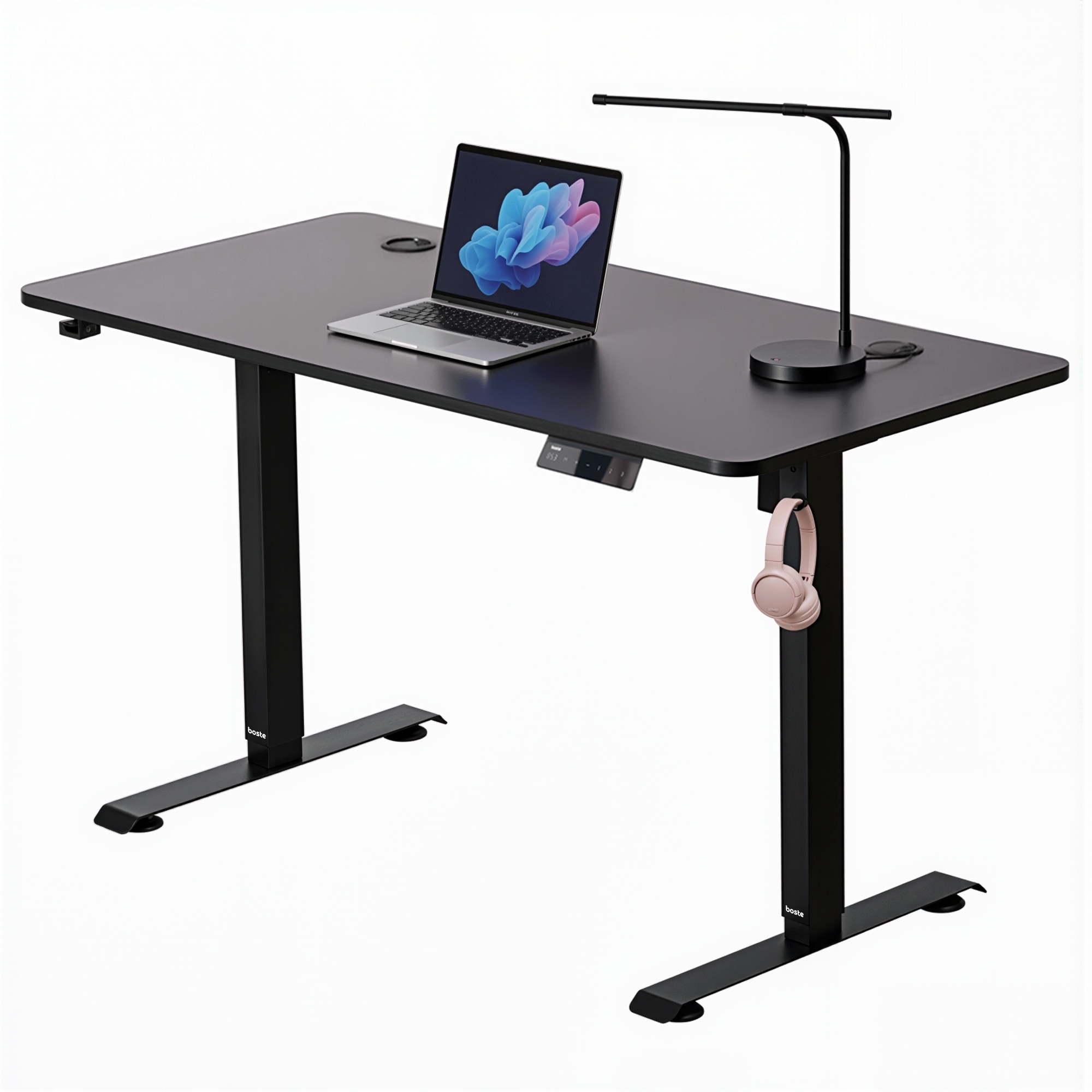 Bostý Elektrický Výškovo Nastaviteľný Herný Počítačový Stôl 73-118 CM