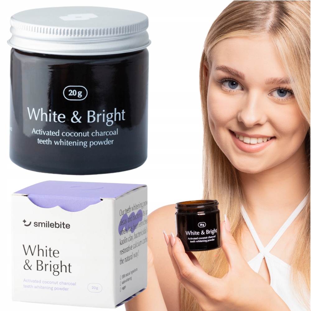 

Smilebite Proszek wybielający do zębów Wegański