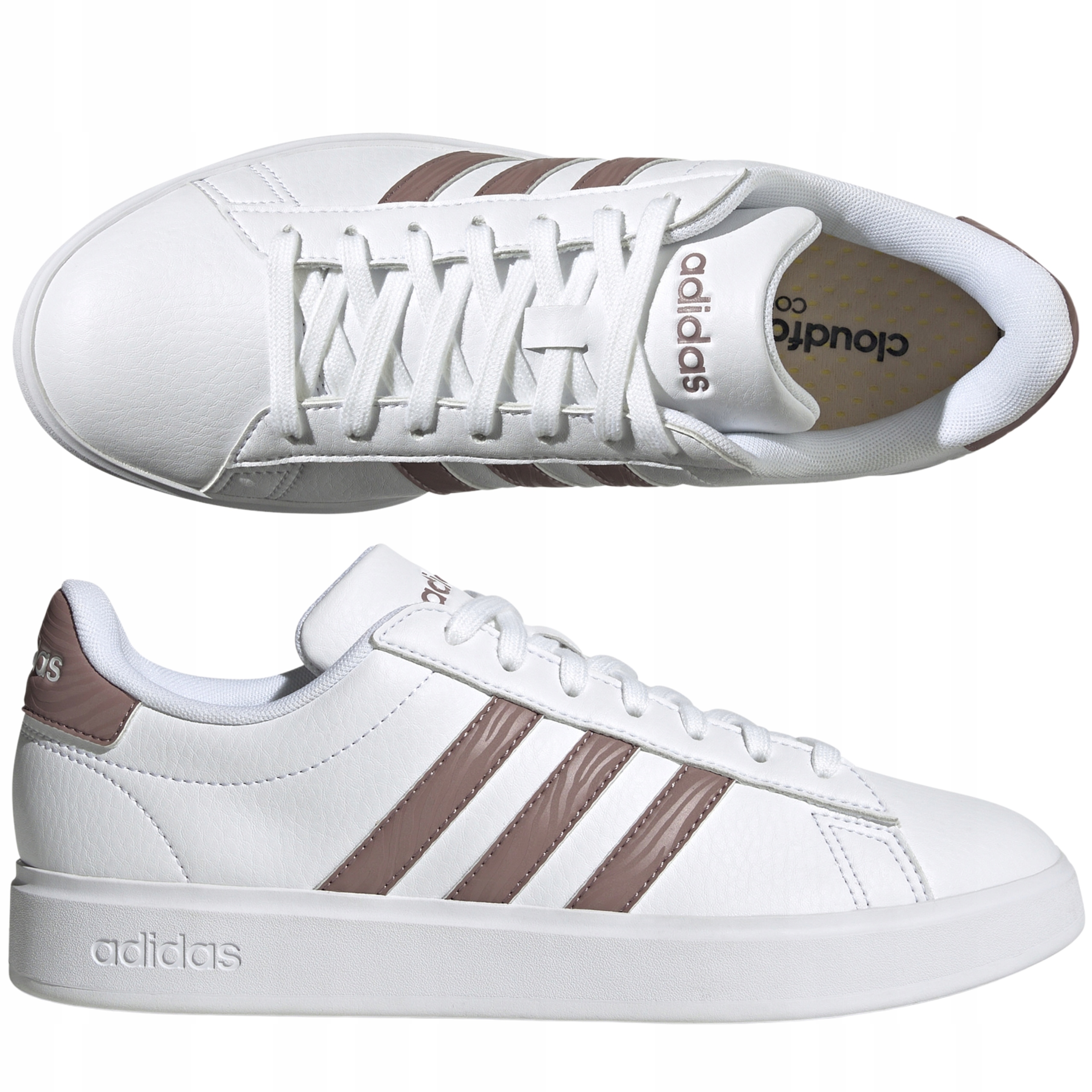 Dámské Sportovní Boty Klasické Pro Mládež Boty Adidas Grand Court 38