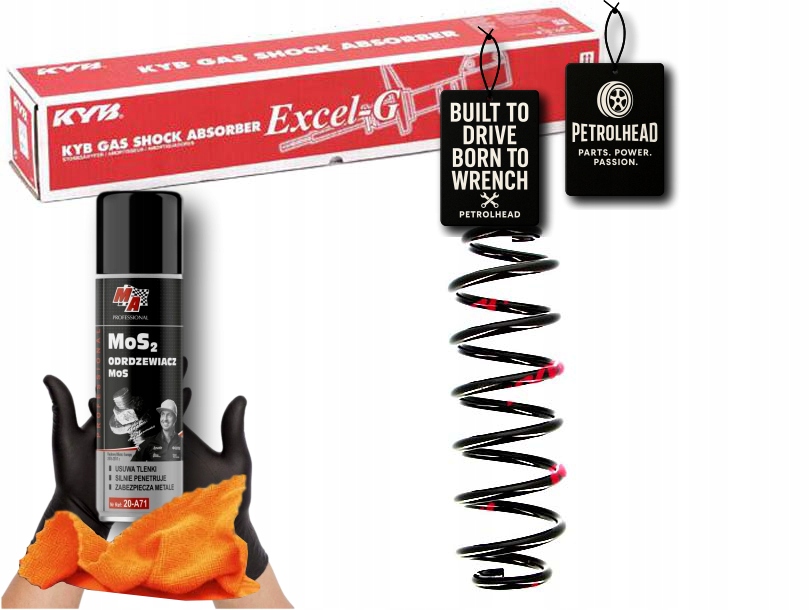 Pružina Zavěšení Zadní L/p Vw Passat B7 2.0D 08.10- #Petrolhead Pro+ Kit1