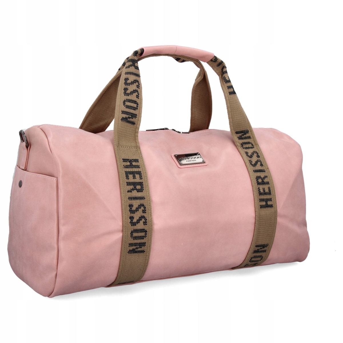 Torba Podróżna firmy Herisson HR2202A661 Pudrowy Róż Płeć kobieta