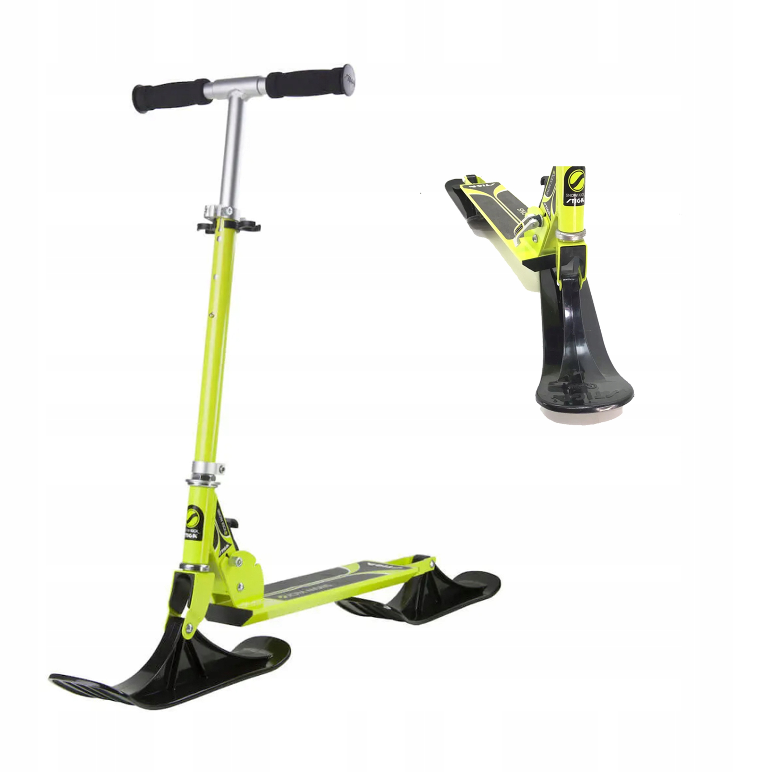 stiga snow kick hulajnoga na śnieg skuter nartosanki sanki Alu