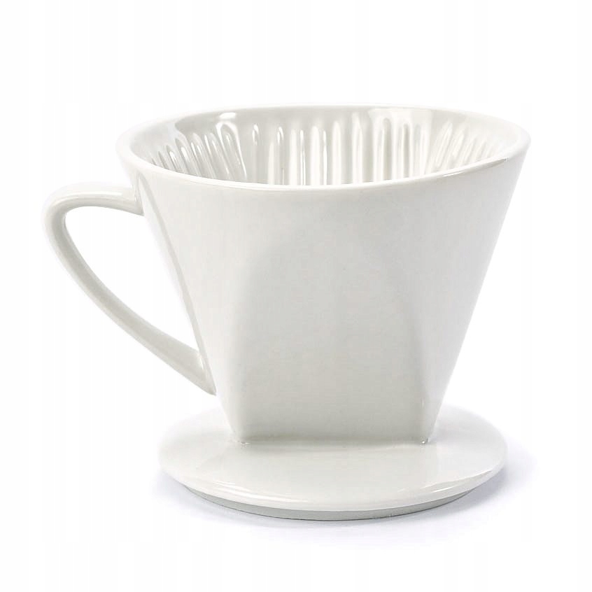 

Dripper filtr Do Kawy zaparzacz porcelanowy Biały