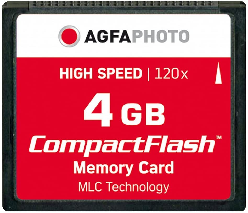 AgfaPhoto Compact Flash 4GB High Speed 120x MLC