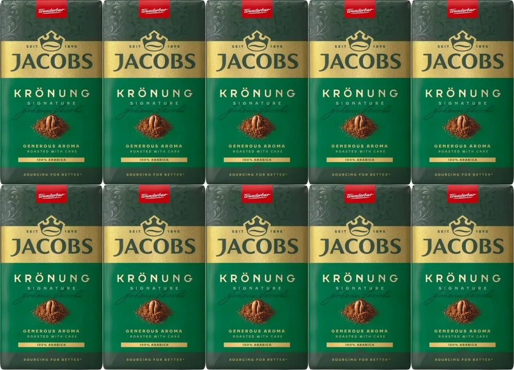 Jacobs Kronung 250g kawa mielona x10