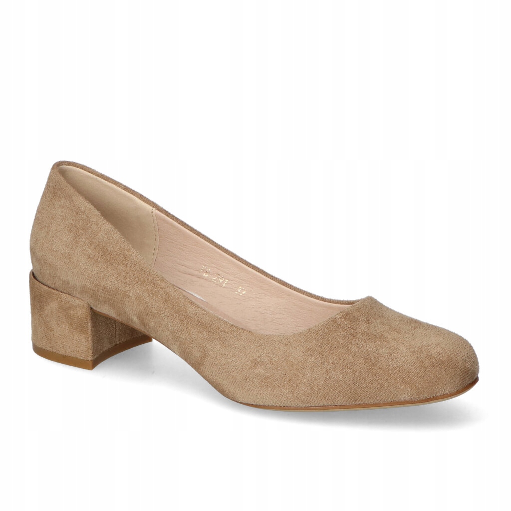 

Czółenka Sergio Leone PB291 Beżowe Micro