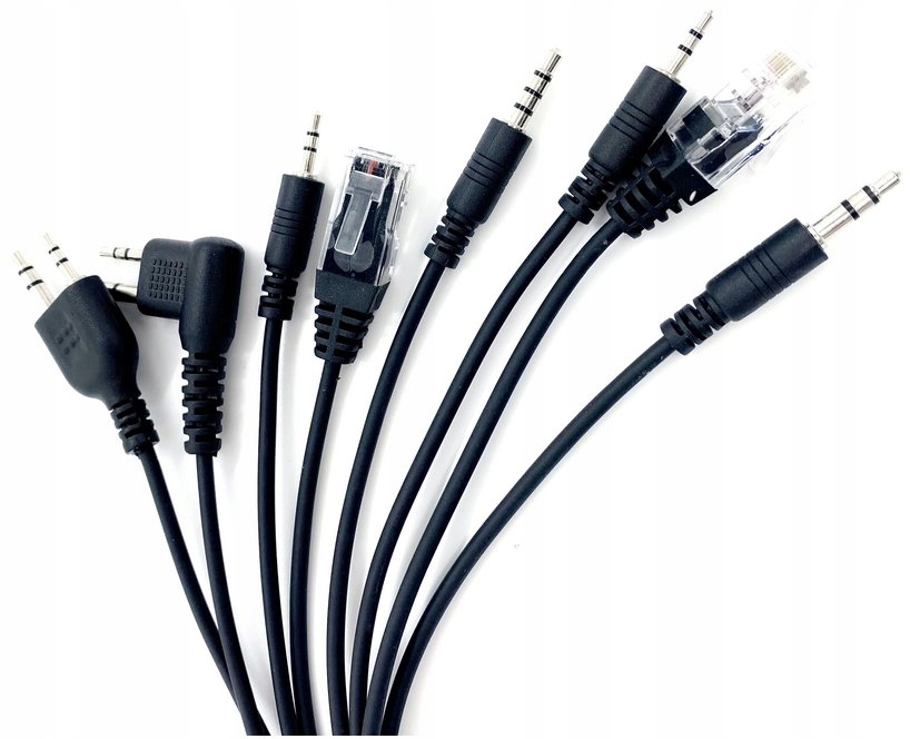 KABEL DO PROGRAMOWANIA KRÓTKOFALOWEK 8w1 RÓŻNE MODELE do MOTOROLA KENWOOD Marka bez marki