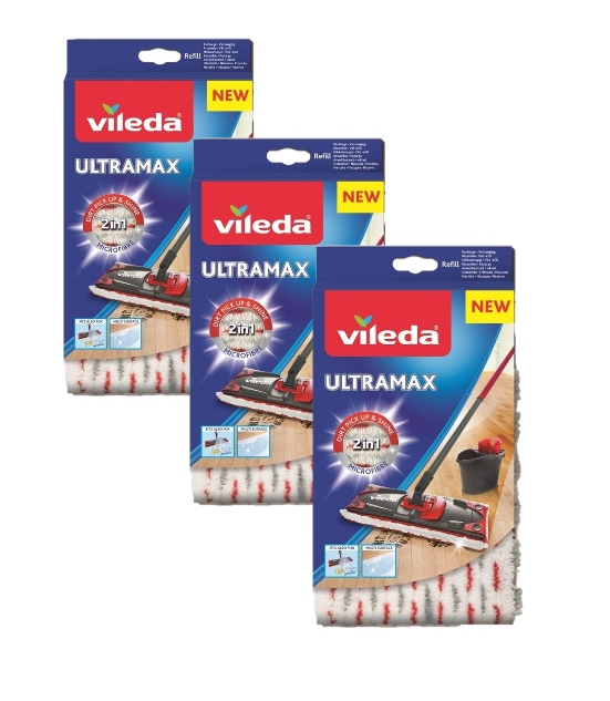 Levně Vileda Ultra Max Vložka Do Mopu Plochá 35CM 2 V 1 Microfibre Ultramax