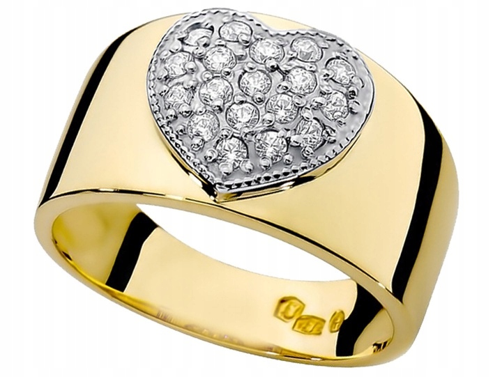 

Pierścionek Złoty Z Brylantami 0,26ct