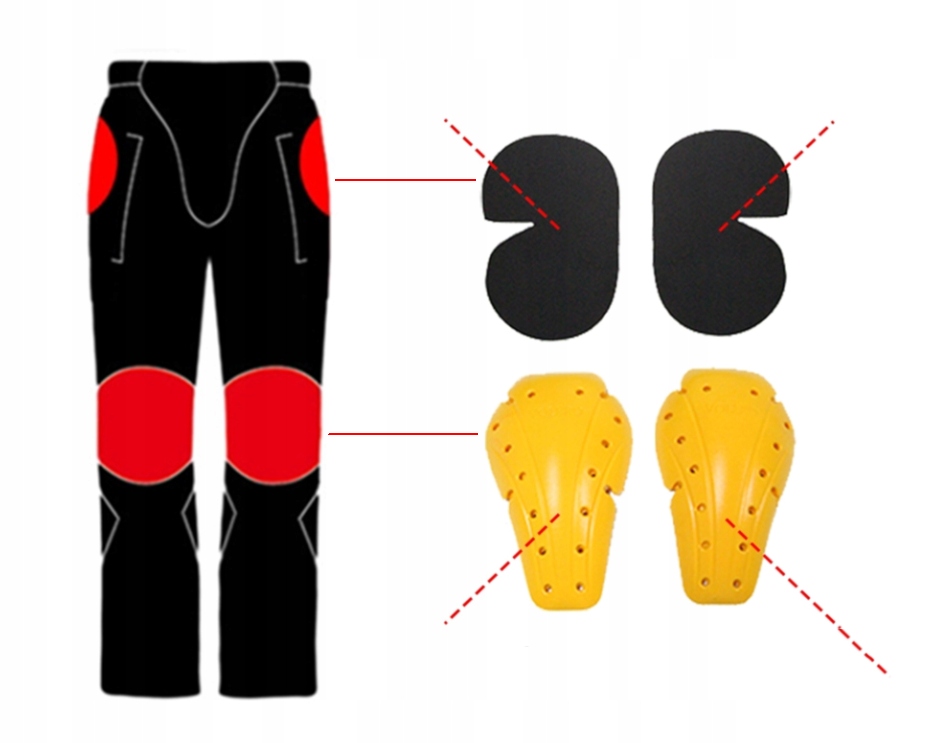 SPODNIE MOTOCYKLOWE BOJÓWKI MĘSKIE JEANSY Rozmiar XXL
